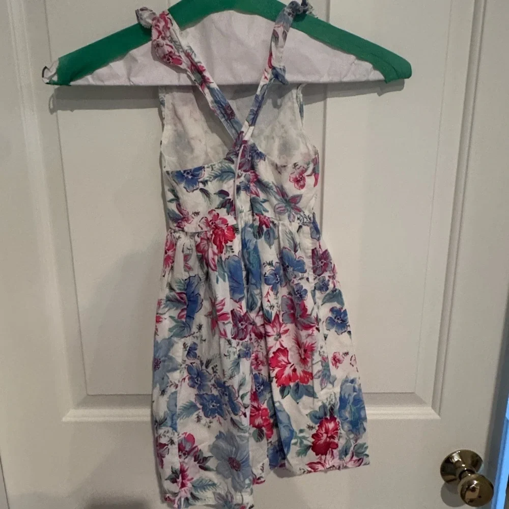 ☃️GAP Floral Kids Dress - White, Blue, and Pink